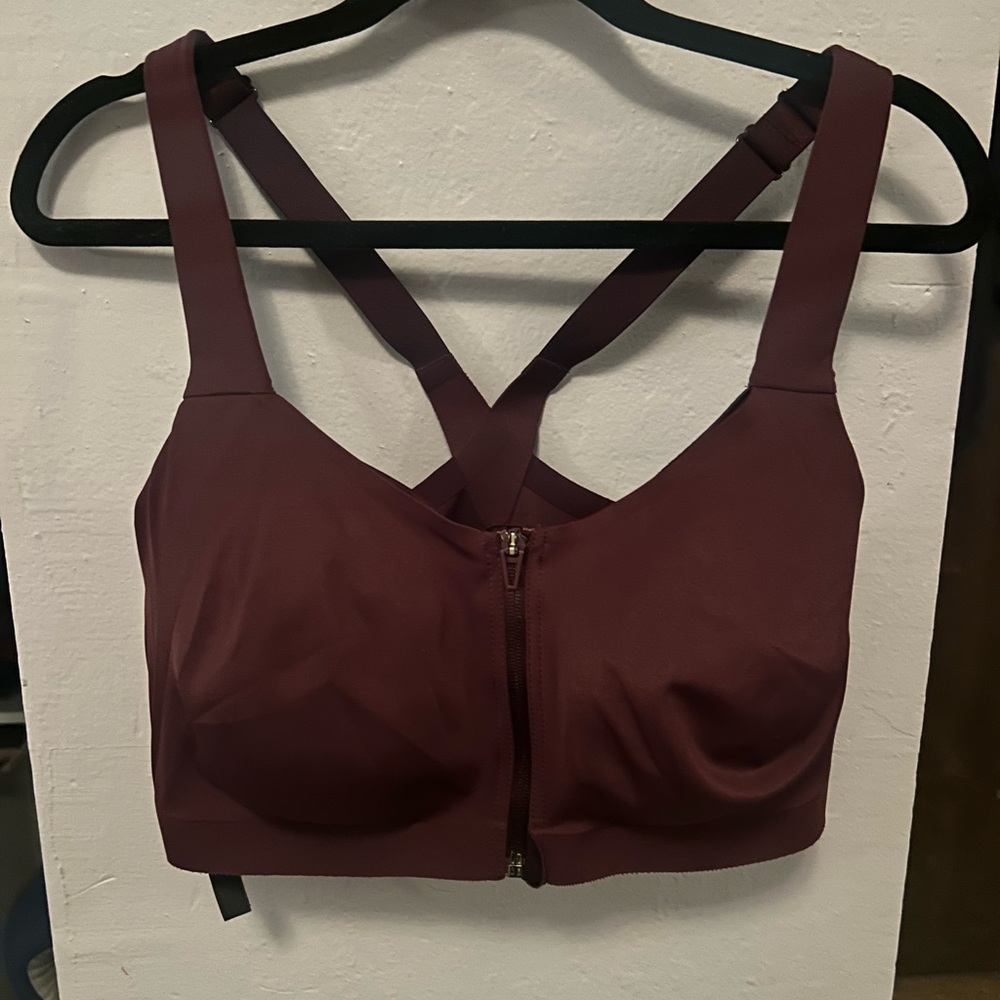Victoria's Secret Red Sports Bra with Criss-Cross Back